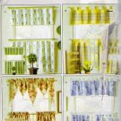 Reversible Window Treatments Sewing Pattern Butterick H558 UNCUT