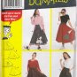Teens' Circle Skirt & Appliqués Sewing Pattern Waist Size 23-37 Simplicity 9926 UNCUT