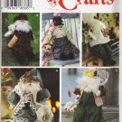 21" Santa Doll and Clothes Christmas Sewing Pattern Simplicity 9869 UNCUT