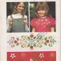 Vintage Floral Embroidery Transfers Pattern Simplicity 6487 UNCUT