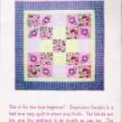 Beginner's Garden Quilt Pattern by Quilts Illustrated UNCUT