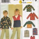 Child's Top or Vest Sewing Pattern Size 3-8 Simplicity 9347 UNCUT