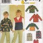 Child's Top or Vest Sewing Pattern Size 3-8 Simplicity 9347 UNCUT
