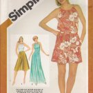 Vintage Sewing Pattern Misses' Culottes & Halter Top Size 10-14 Simplicity 5128 UNCUT