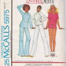 Vintage Sewing Pattern Misses' Top Pants Shorts Size 14-16 McCall's 5975 UNCUT