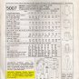 Vintage Sewing Pattern Misses' Jacket Tops Skirt Pants Scarf Size 10 McCall's 5007 UNCUT