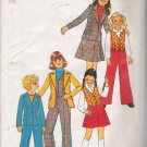 Vintage Sewing Pattern Girls' Jacket Vest Pants Skirt Size 7 Simplicity 7606 UNCUT