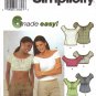 Misses' Top Sewing Pattern Size 6-12 Simplicity 9137 UNCUT