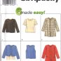 Misses' Tops & Jacket Sewing Pattern Size 18-22 Simplicity 7381 UNCUT