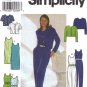 Misses' Dress Jumpsuit Jacket Sewing Pattern Size 18-22 Simplicity 7711 UNCUT