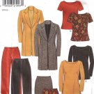 Misses' Jacket Top Skirt Pants Sewing Pattern Size 6-16 Simplicity New Look 6787 UNCUT