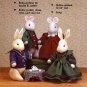 Sailor Bunnies & Friends For Tea Sewing Pattern Gooseberry Hill 135 UNCUT