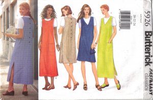Misses' Jumper & Top Sewing Pattern Size 20-24 Butterick 5926 UNCUT