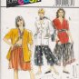 Misses' Jacket Pants Scarf Sewing Pattern Size 10-20 Burda 4871 UNCUT