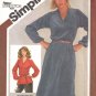 Vintage Sewing Pattern Misses' Pullover Dress Or Top Size 14-18 Simplicity 9813 UNCUT