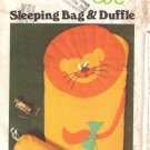 Vintage Sewing Pattern Children's Sleeping Bag & Duffle Bag Butterick 5161 UNCUT