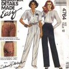 Misses' Pants Sewing Pattern Size 12 McCall's 4764 UNCUT