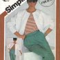 Misses' Pleated Pants & Jacket Sewing Pattern Size 10 Simplicity 5837 UNCUT