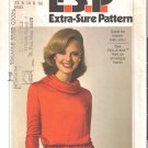 Vintage Sewing Pattern Misses' Pullover Cowl-Neck Dress Size 12-16 Simplicity 8188 UNCUT