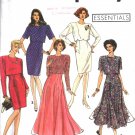Misses' Flared or Slim Dress Sewing Pattern Size 6-10 Simplicity 7502 UNCUT