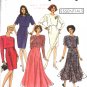 Misses' Flared or Slim Dress Sewing Pattern Size 6-10 Simplicity 7502 UNCUT
