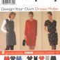 Misses' & Miss Petite Dress Sewing Pattern Size 8-12 Simplicity 7314 UNCUT