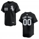 Men's & Youth White Sox #00 Custom Name And Number Black Stitched Jersey 2026 Men's & Youth White Sox #00 Custom Name And Number Black Stitched Jersey 2026