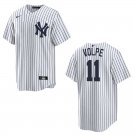 Men's & Youth Yankees #11 Anthony Volpe White Stitched Jersey 2026