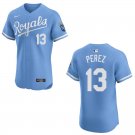 Men's & Youth Royals #13 Salvador Perez Light Blue Stitched Jersey 2026 Men's & Youth Royals #13 Salvador Perez Light Blue Stitched Jersey 2026