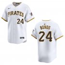 Men's & Youth Pirates #24 Barry Bonds White Stitched Jersey 2026 Men's & Youth Pirates #24 Barry Bonds White Stitched Jersey 2026