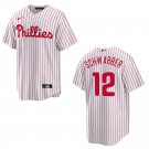 Men's & Youth Phillies #12 Kyle Schwarber White Stitched Jersey 2026 Men's & Youth Phillies #12 Kyle Schwarber White Stitched Jersey 2026