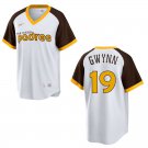 Men's & Youth Padres #19 Tony Gwynn White Throwback Stitched Jersey 2026