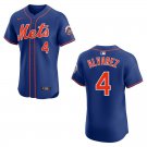 Men's & Youth Mets #4 Francisco Alvarez Blue Stitched Jersey 2026