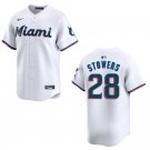 Men's & Youth Marlins #28 Kyle Stowers White Stitched Jersey 2026