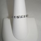 QUEEN'S ETERNITY RING, SIZE 6, CUBIC ZIRCONIA