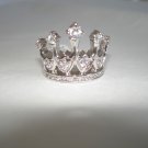 QUEEN'S CROWN RING - SIZE 7 - CUBIC ZIRCONIA