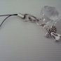ANGEL Charm, Clear Bead PHONE LANYARD