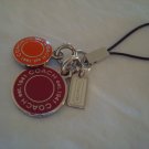 New, Collectible Coach Logo Snap Charms Phone Lanyard, Colors