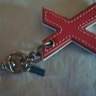 COACH Keychain, NEW, Collectible, "X" Letter Keychain/Purse Charm