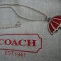 Coach Necklace, Red Umbrella Coach Charm, New, Collectible, Charm Necklace