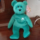 TY Beanie Babies Erin The Retired Green Irish Bear Collector's Item Or Toy NWT