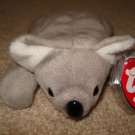 TY Beanie Babies Grey Koala Mel Mint Condition With Tag Toy Or Collector's Item