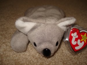 TY Beanie Babies Grey Koala Mel Mint Condition With Tag Toy Or Collector's Item