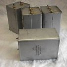 Quartet Micamold oil capacitors 10uf 1500vdc 845 212 tube amp