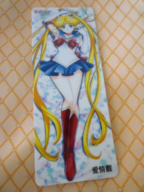 sailor moon manga bookmark card moon full