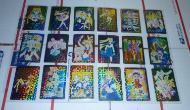 VINTAGE RARE SAILOR MOON STICKER PRISM CARD HUGE LOT SET