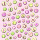 Rounded Alphabet - Cotton Candy