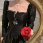 Women's retro Black mini dress, partywear dress, cluvwear