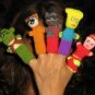 8000 Hand Knitted Finger Puppets from Peru Merino Wool, Various Designs
