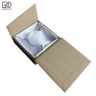 220pcs/lot Duty Free Magnetic Closure 110*110*35mm Textured Paper Bracelet Packaging Box